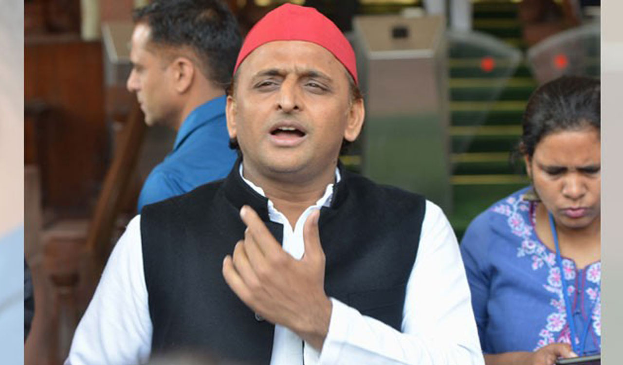 Uttar Pradesh: Banner at SP office hails Akhilesh as future PM