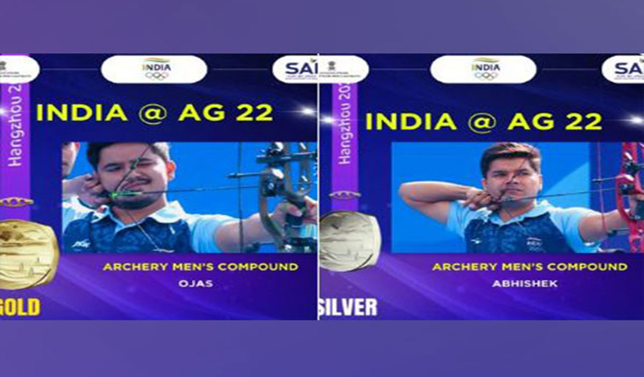 Asian Games: Pravin Ojas, Abhishek Verma clinch gold, silver in men’s compound archery