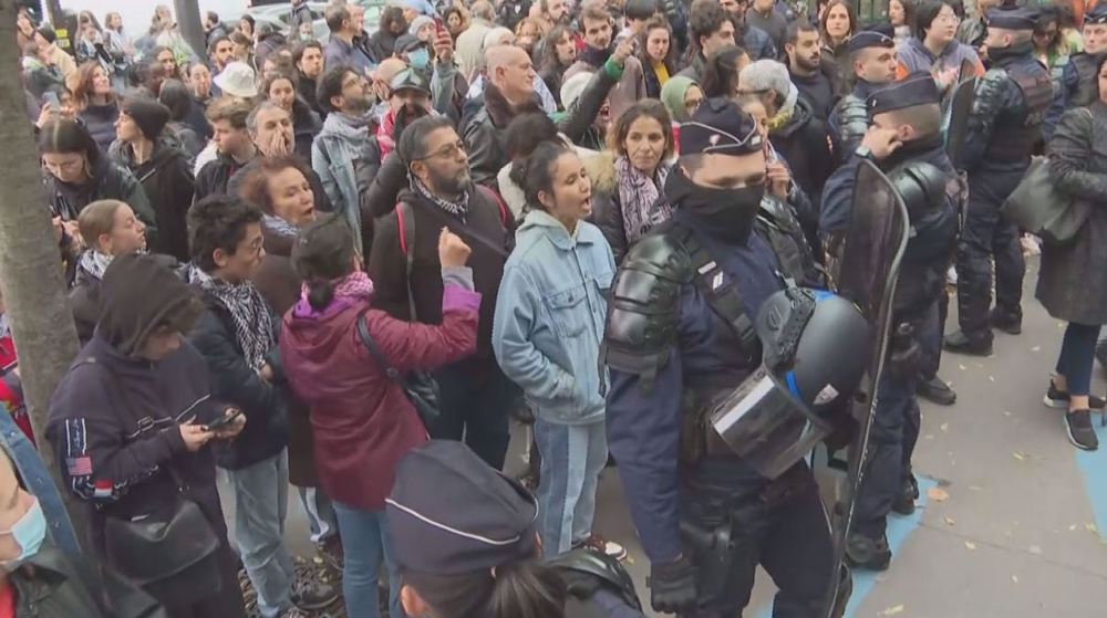 Pro-Palestinian demonstrations take place in Paris despite ban