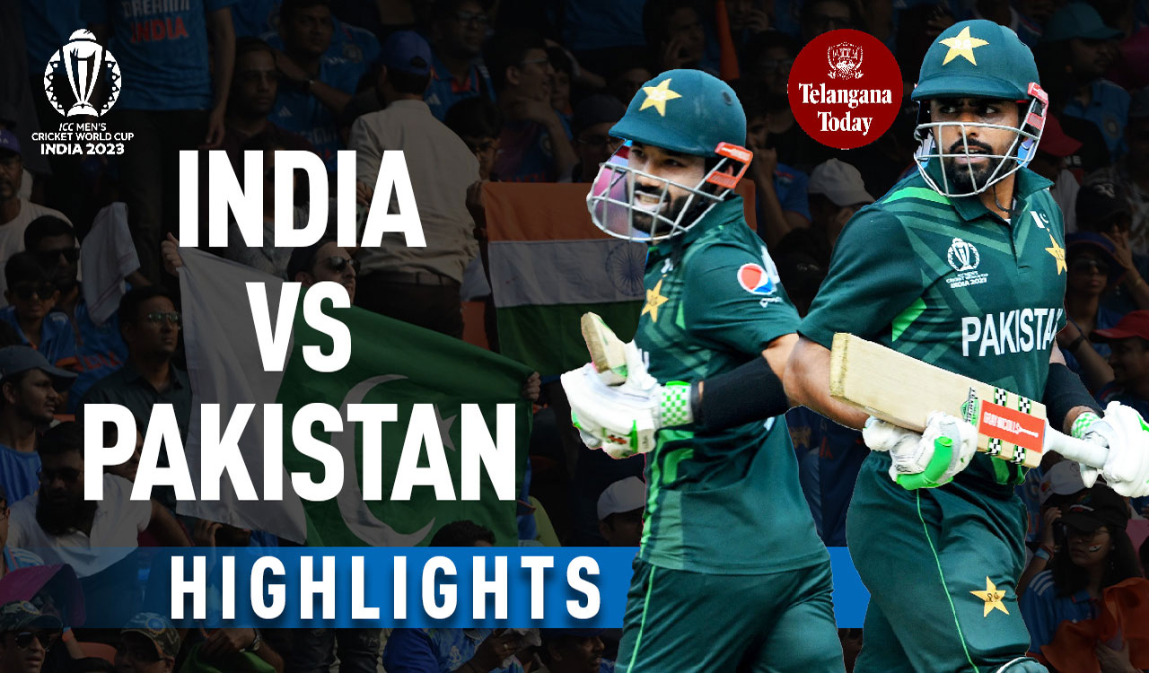 ICC World Cup 2023: India vs Pakistan Highlights | BABAR AZAM 50 (58)