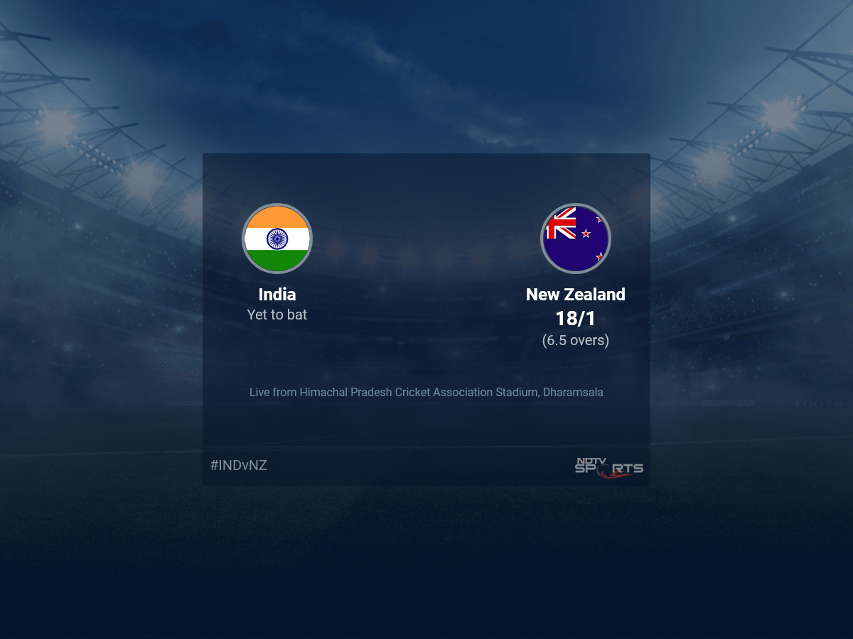 India vs New Zealand Live Score Ball by Ball, World Cup 2023 Live Cricket Score Of Today's Match on NDTV Sports