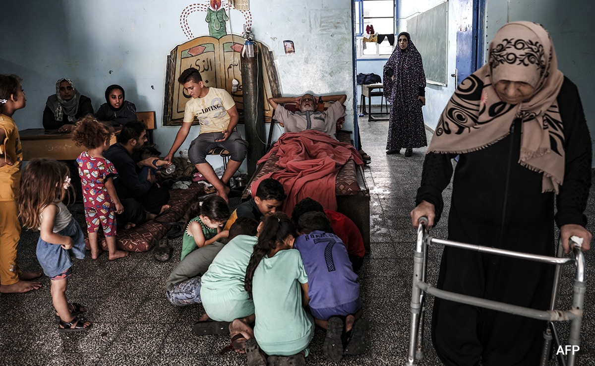 Scared, Without Food, No Place To Go: Thousands Flee As Israel Pounds Gaza