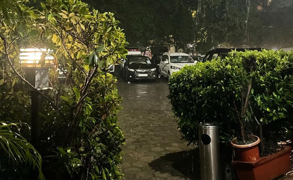 Rain Hits Parts Of Delhi, Temperature 3 Degrees Below Season's Average