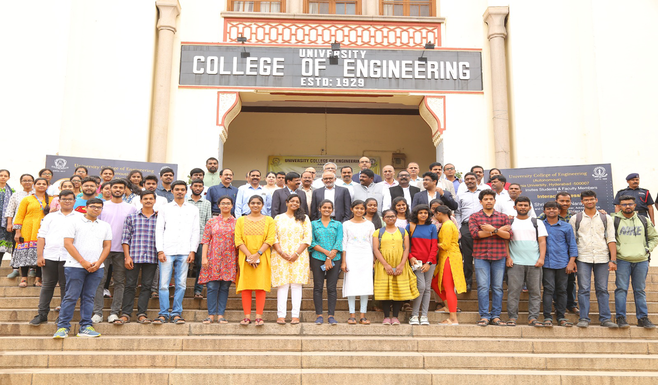 Adobe CEO Shantanu Narayen revisits OU campus, cherishes memories with faculty and students