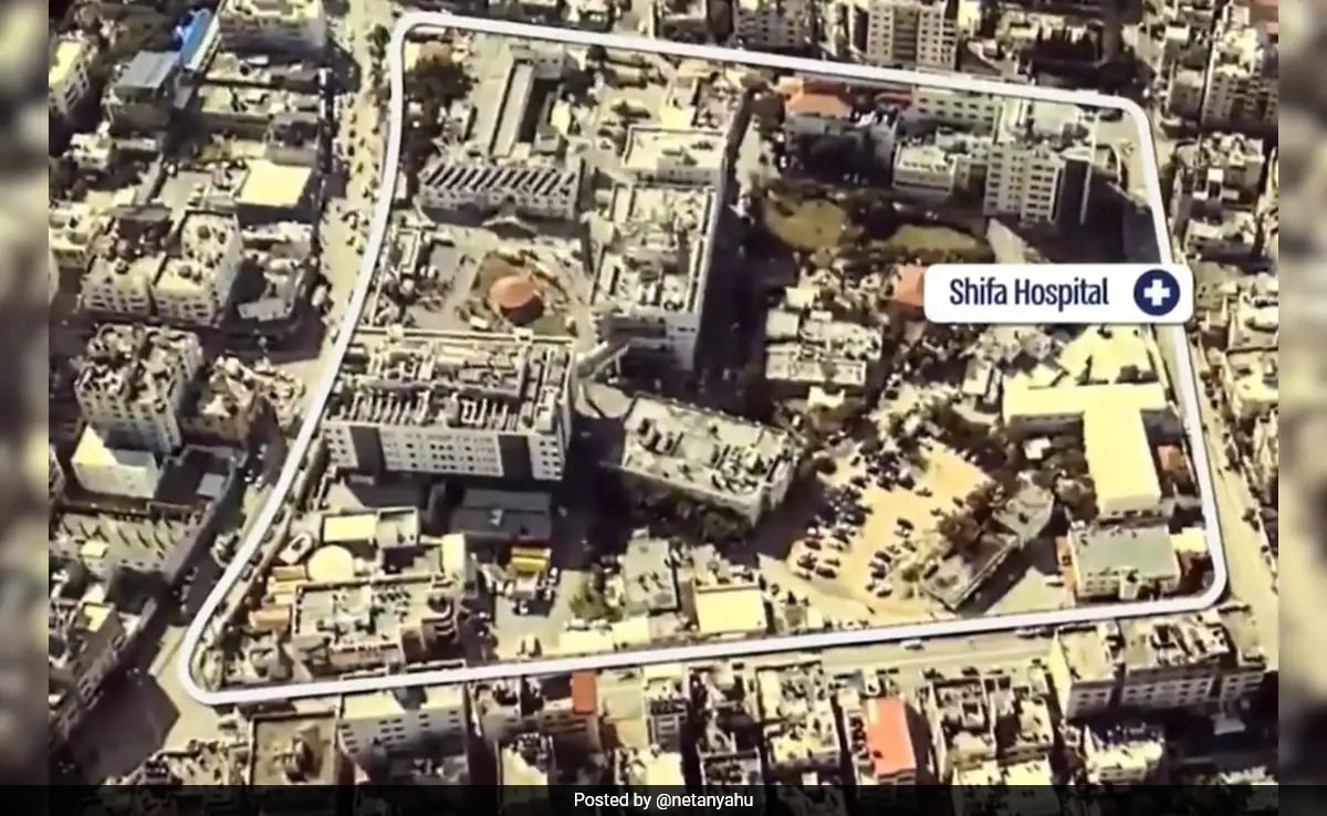 Israel Posts Explainer Video Of Gaza Hospital, Alleges It's Hamas HQ