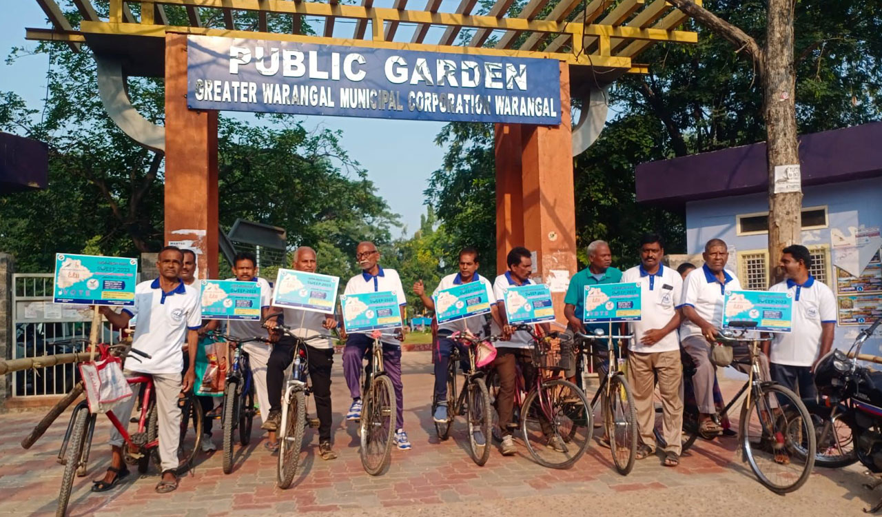 Rally organised to raise awareness about voter registration, voting in Hanamkonda