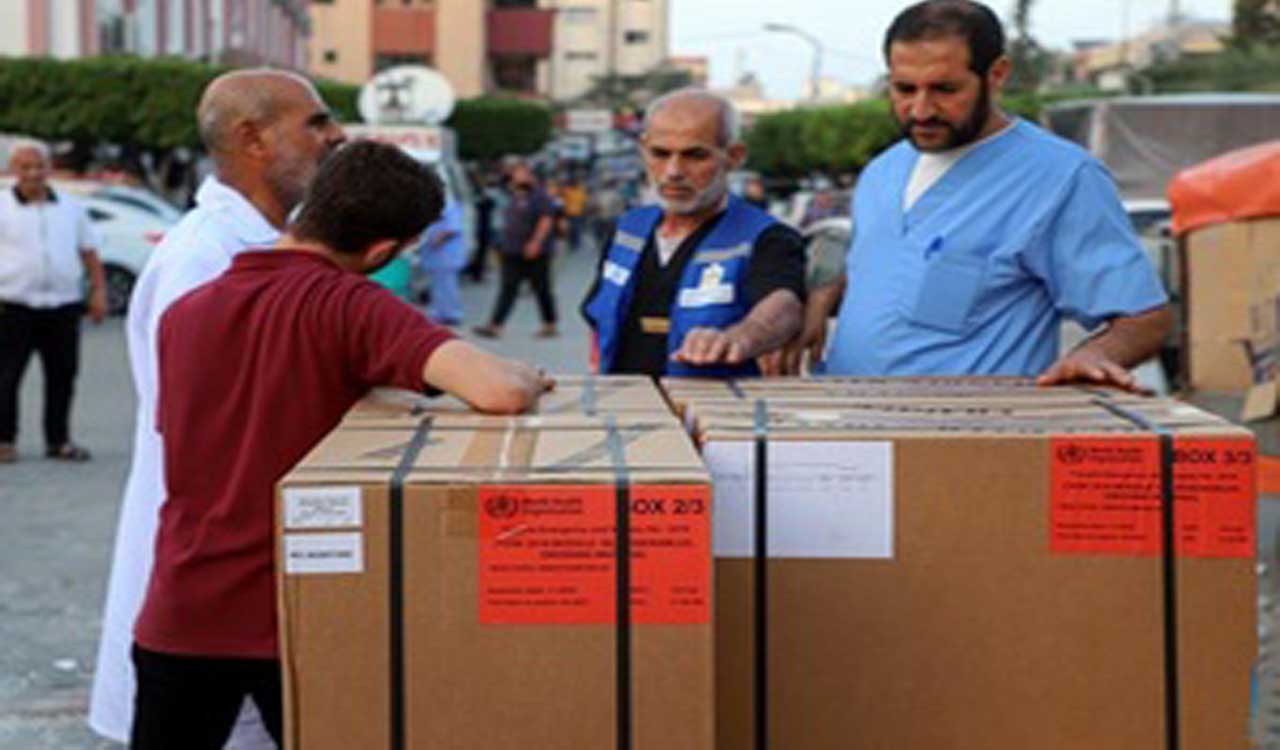 More humanitarian aid for Gaza arrive in Egypt