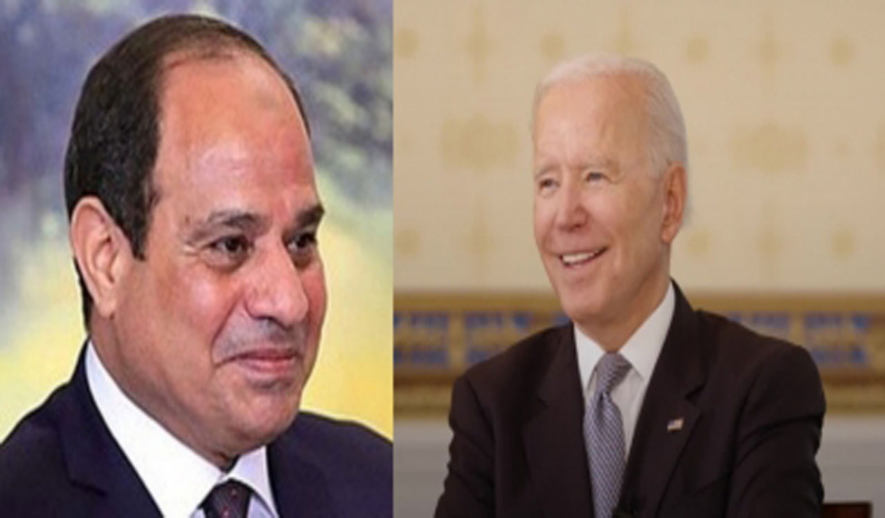 Sisi, Biden agree on ‘sustainable’ aid delivery to Gaza via Rafah crossing