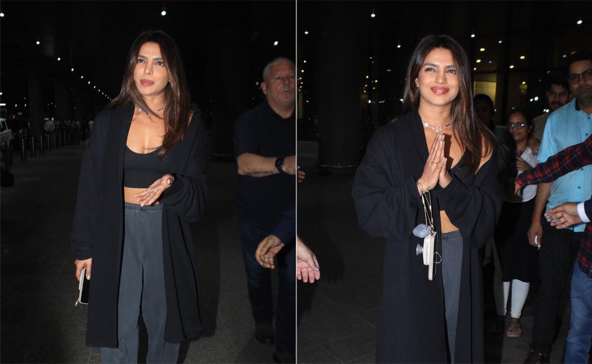 Priyanka Checks Into Mumbai For MAMI Film Festival. See Airport Pics