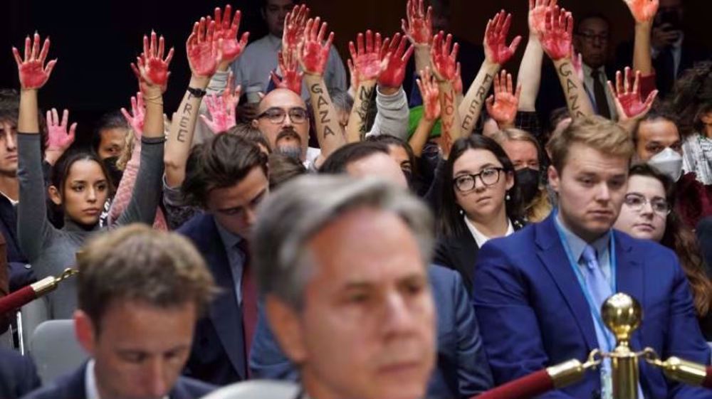 'Ceasefire now': Anti-war protesters confront US officials at Senate hearing