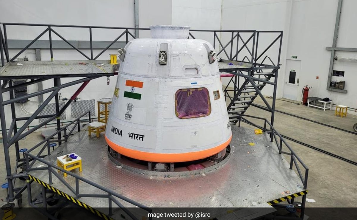 First Test Flight Of ISRO's Gaganyaan Mission On October 21: Minister