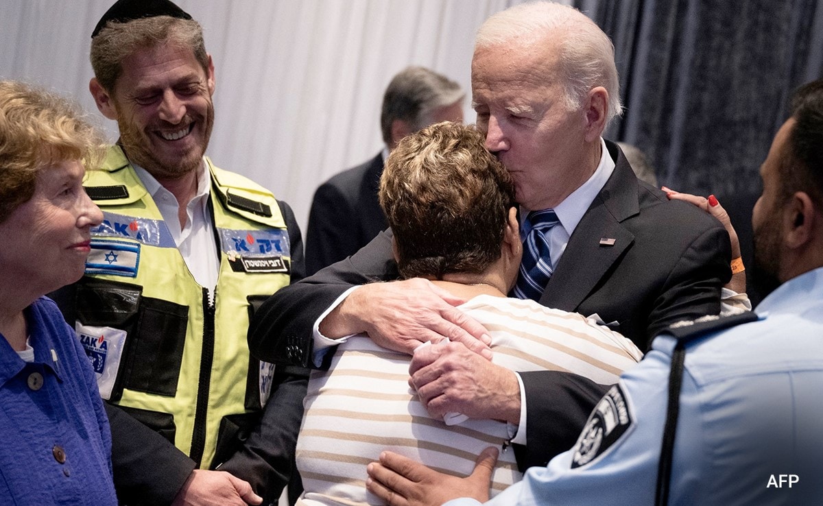 Pics: Biden Meets Woman Who Tricked Hamas Fighters With Cookies, Coffee