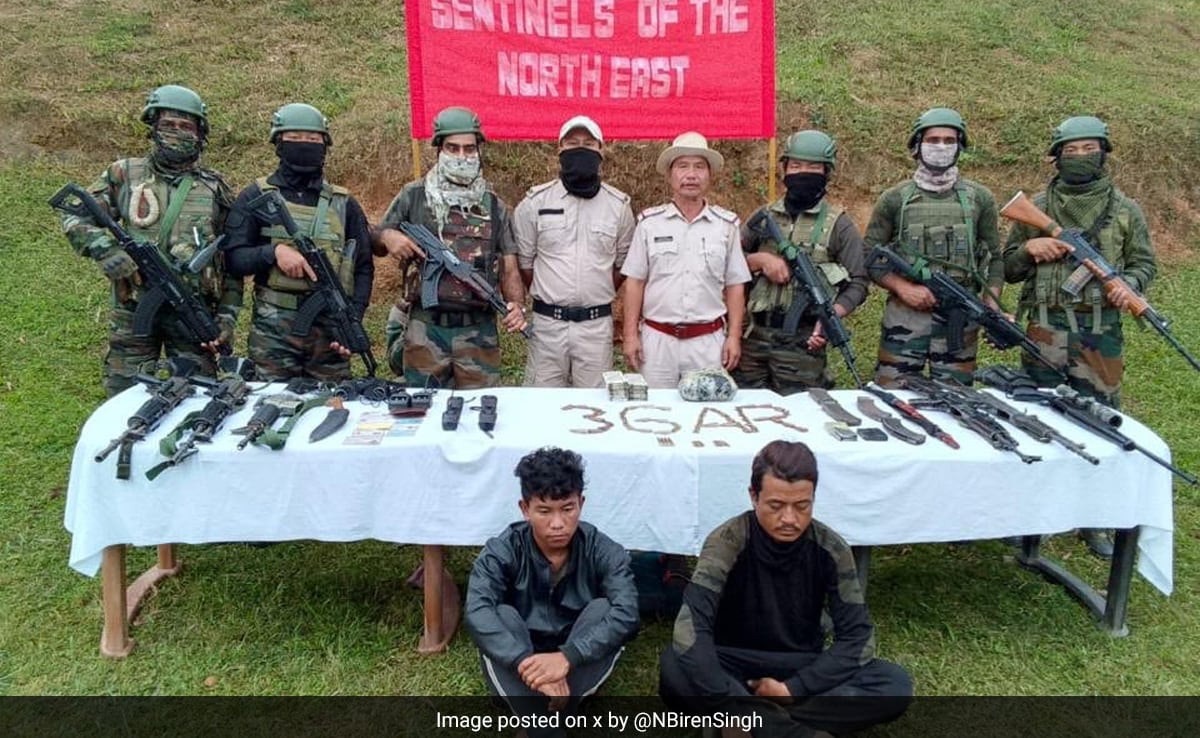 2 Chin-Kuki Liberation Army Insurgents Caught In Manipur's Churachandpur