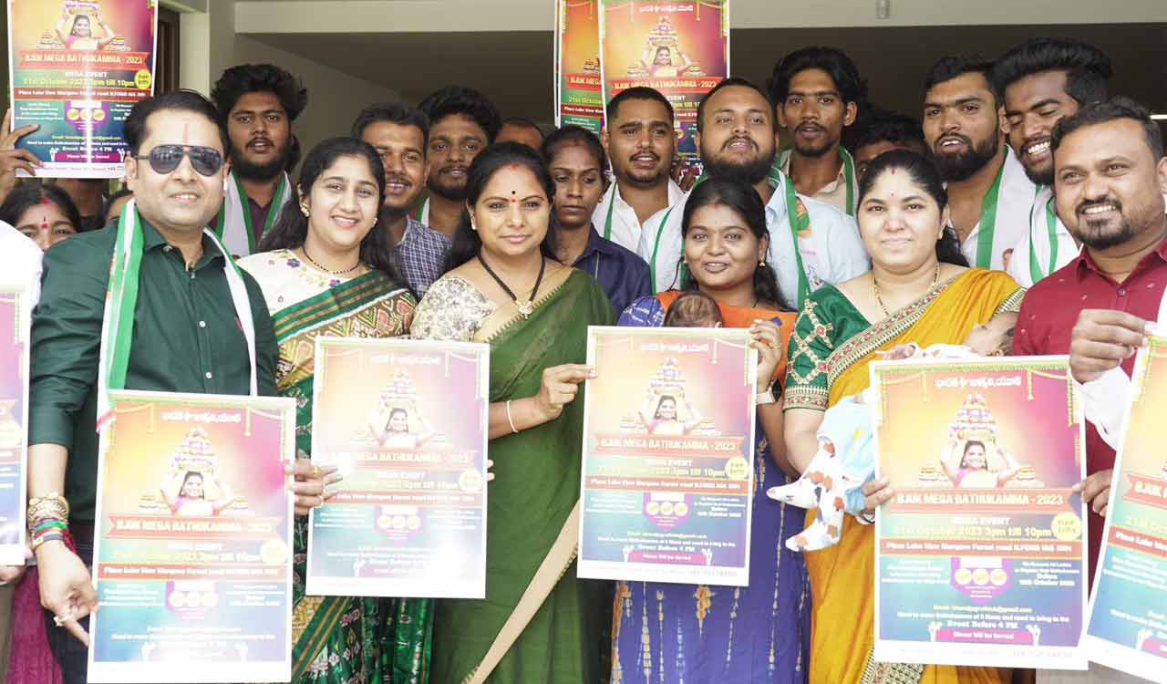 Poster on Bathukamma celebrations in the UK released