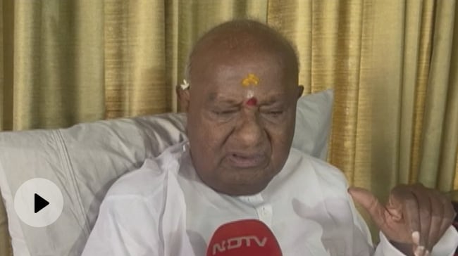 "Nitish Kumar Tried To Persuade Me To Merge Parties": HD Deve Gowda