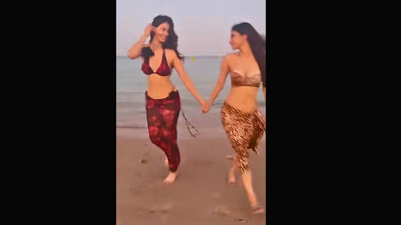 Disha Patani And Mouni Roy In Printed Swim Sets Are The Most Stylish BFFs on Holiday