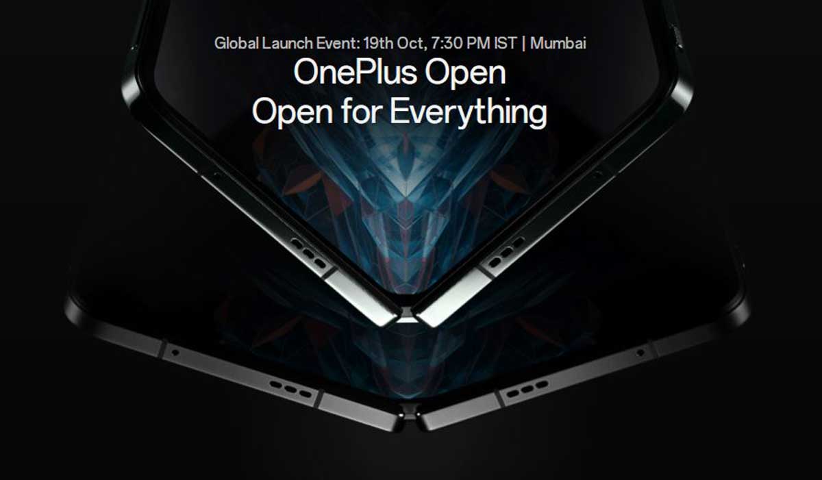 OnePlus Open to be launched in India on October 19