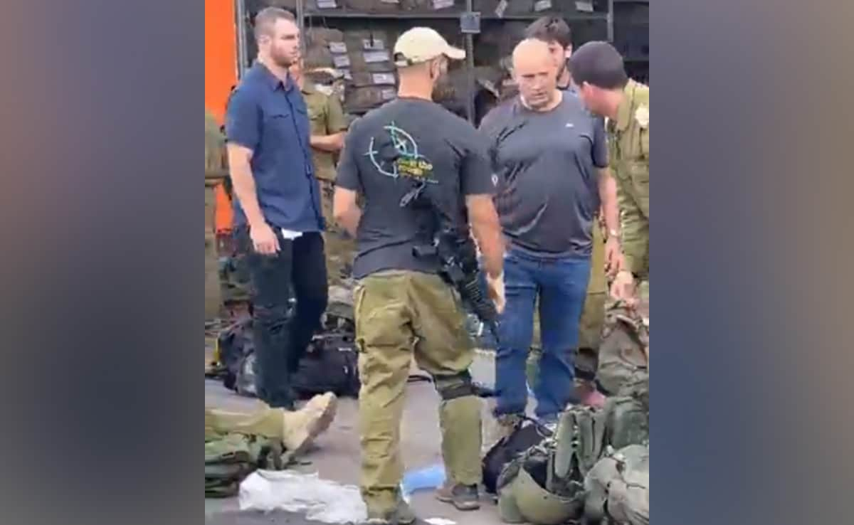 Watch: Ex Israel PM Joins Soldiers At Battlefront In Fight Against Hamas