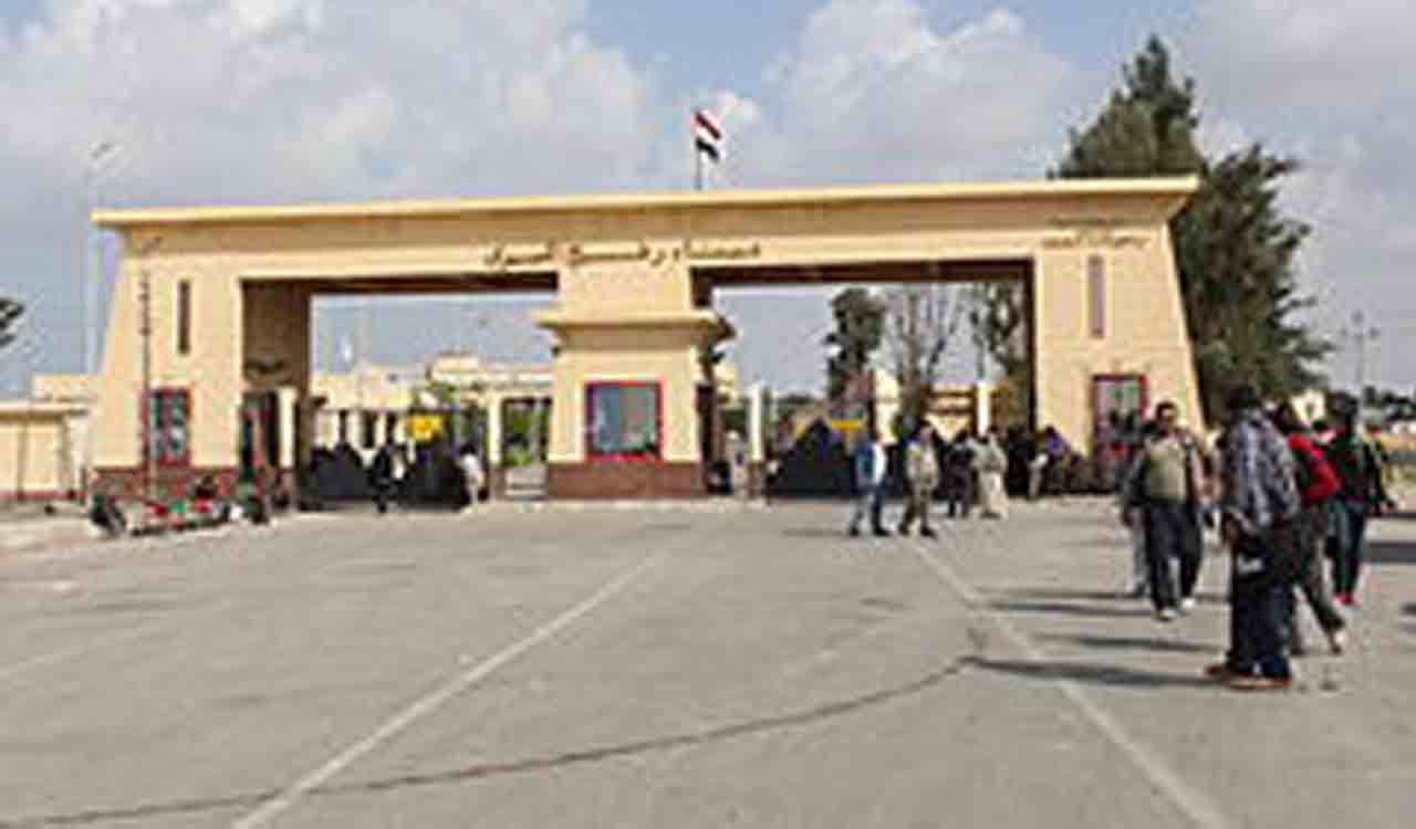 Rafah border crossing opens, first aid trucks enter Gaza