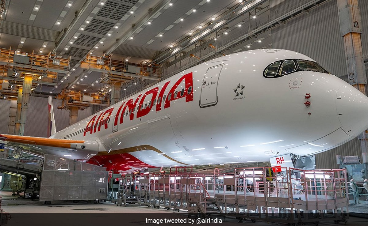 Air India Unveils First Look Of Its Plane Since It Changed Logo, Livery