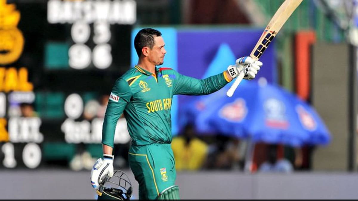 "Bit Nervous Before The Match": de Kock After Scoring 174 vs Bangladesh