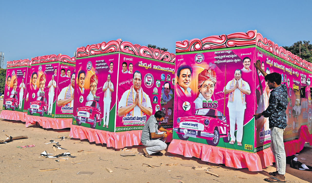 Telangana assembly polls: Customised campaign vehicles ready to hit roads