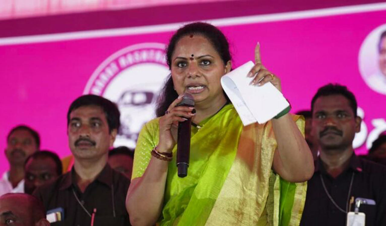 Will quit politics if Rahul Gandhi proves Cong-ruled states gave more jobs than Telangana: Kavitha