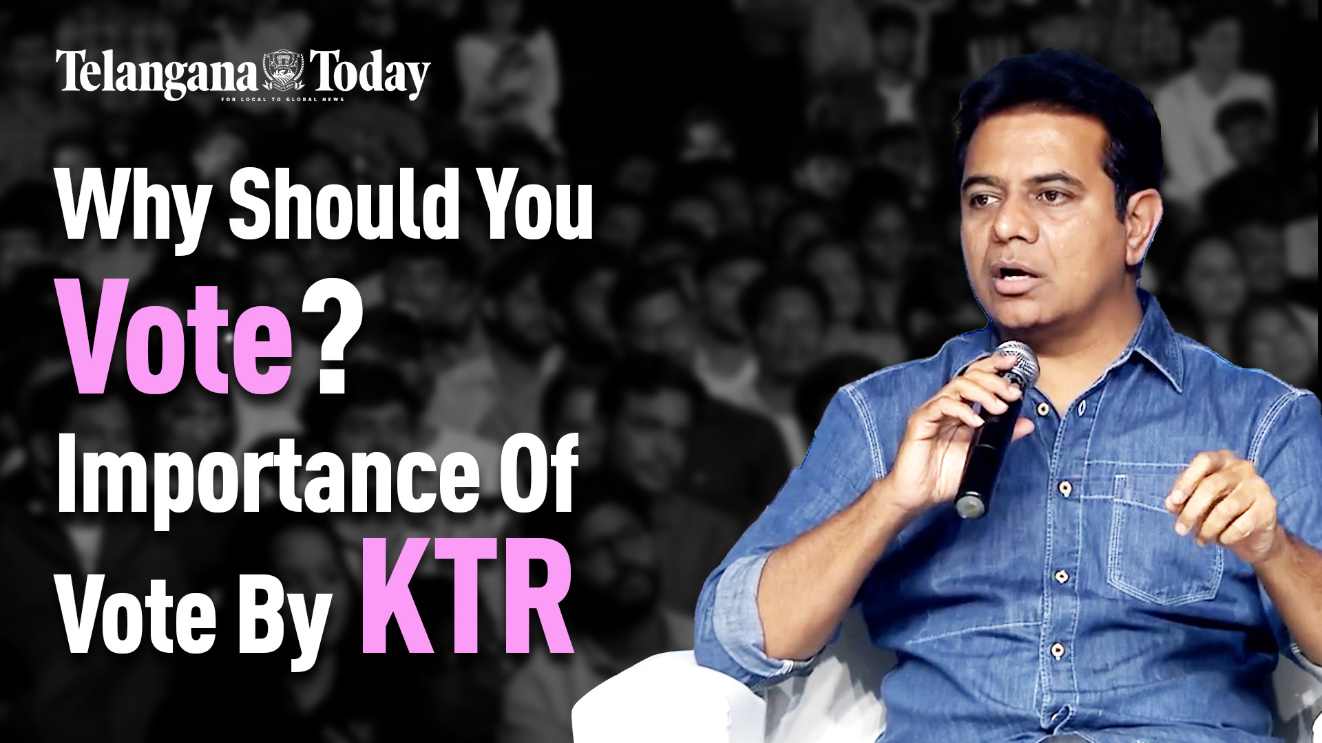 KTR Interaction With Youngsters On ‘Importance Of Vote’ | Telangana Assembly Elections 2023