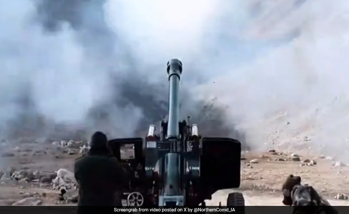 Watch: Army's Artillery Guns "Forge Thunderstorms" Near Zojila Pass