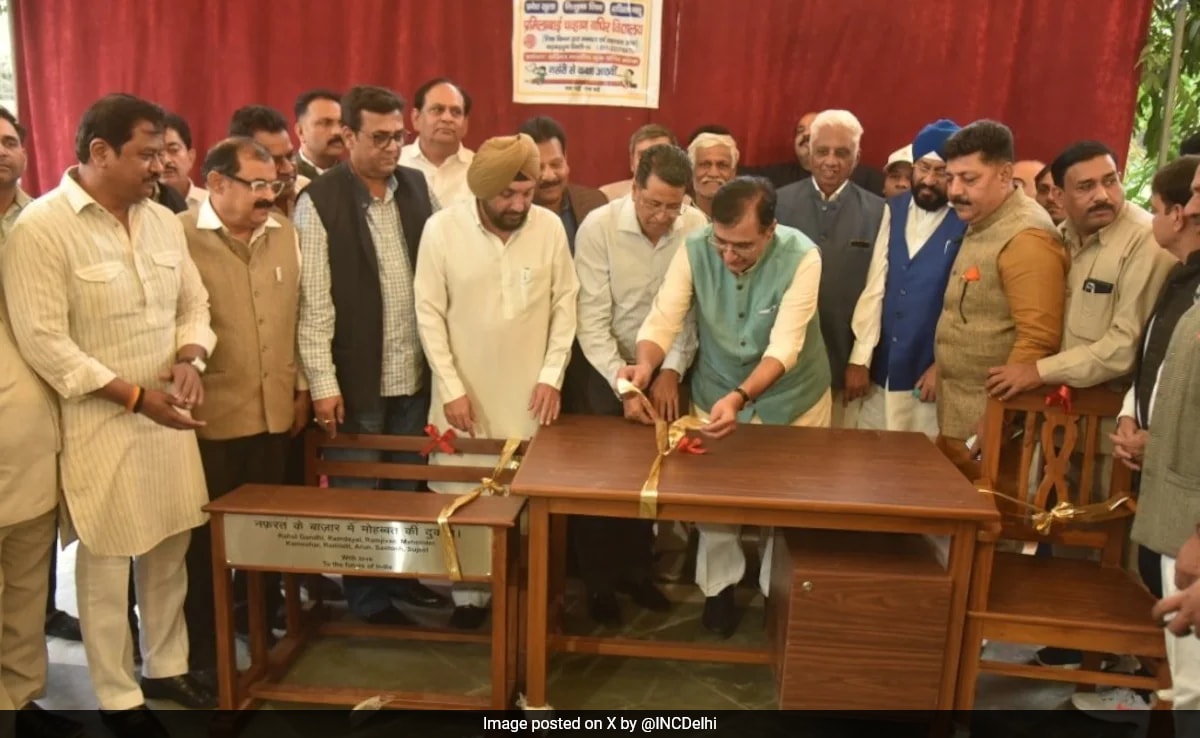 This School Got Desks Made By Rahul Gandhi, Furniture Market Carpenters