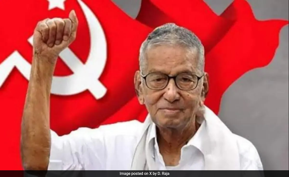 Veteran Marxist Leader N Sankaraiah Dies At 102