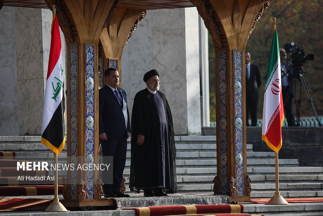 Raeisi welcomes Iraqi PM Al-Sudani in Tehran (+VIDEO)