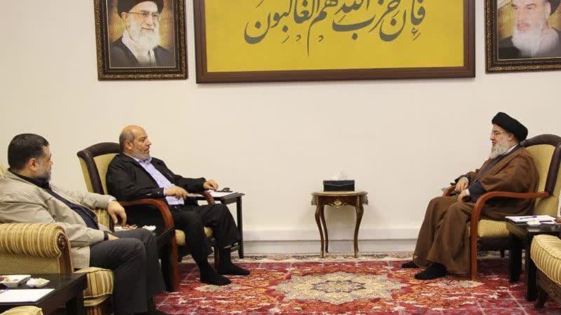 Senior Hamas members meet Hezbollah chief in Lebanon