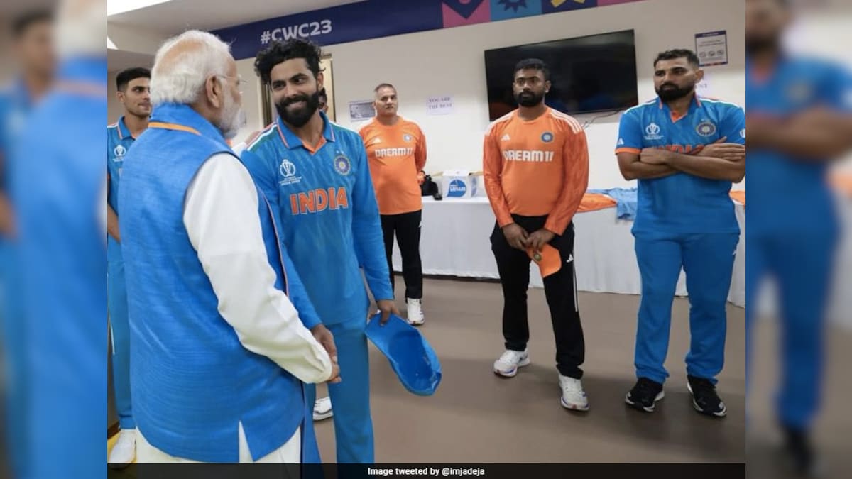 PM Modi's Special Gesture Delights Jadeja Post Team's World Cup Final Loss