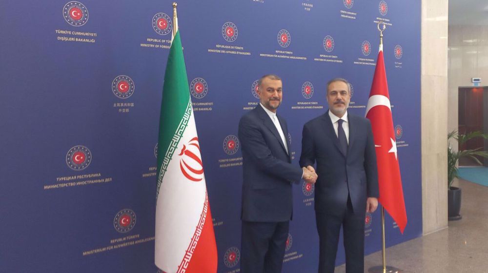 Iran FM meets Turkish counterpart to discuss Israeli war on Gaza