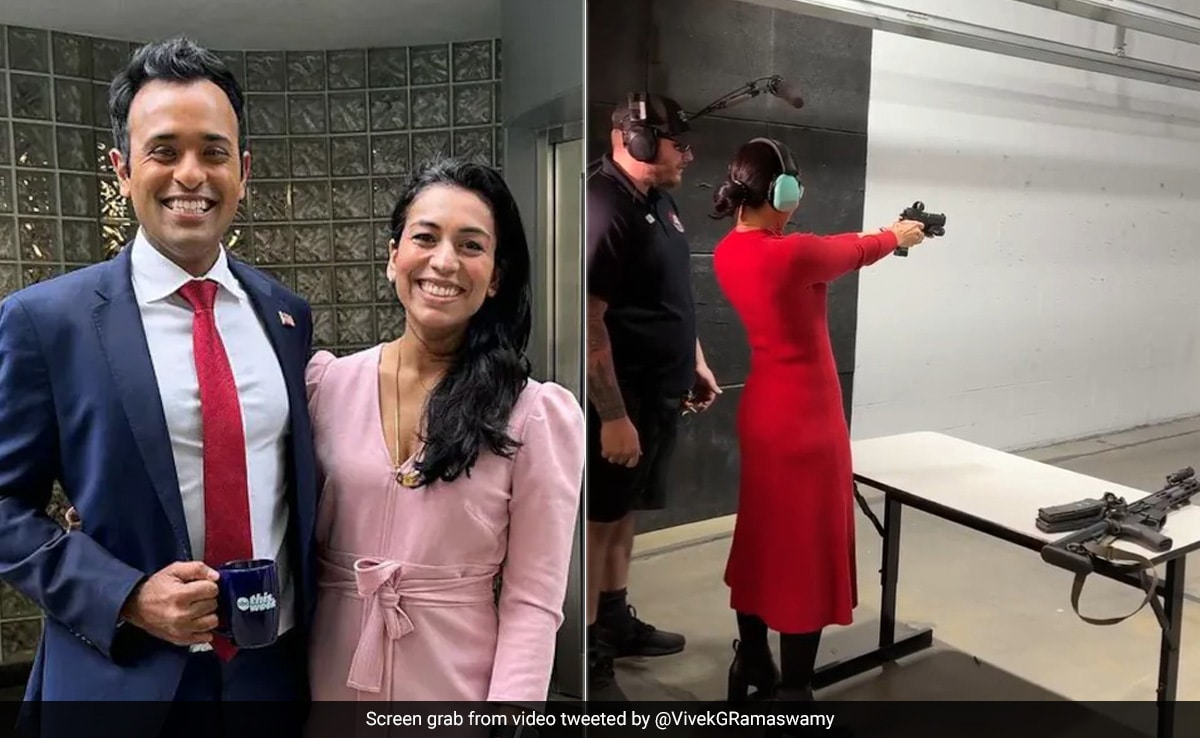 Vivek Ramaswamy Shares Clip Of "Future First Lady" Shooting At Gun Range