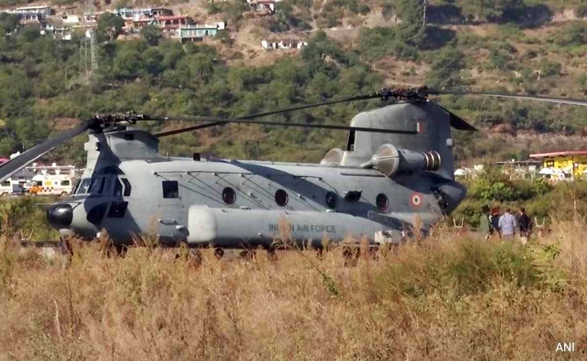 41 Workers, Rescued From Uttarakhand Tunnel, Being Airlifted In Chinook