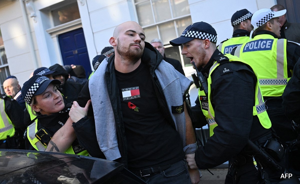 Clash Between Cops, Counter Protesters In London At Pro-Palestine Rally