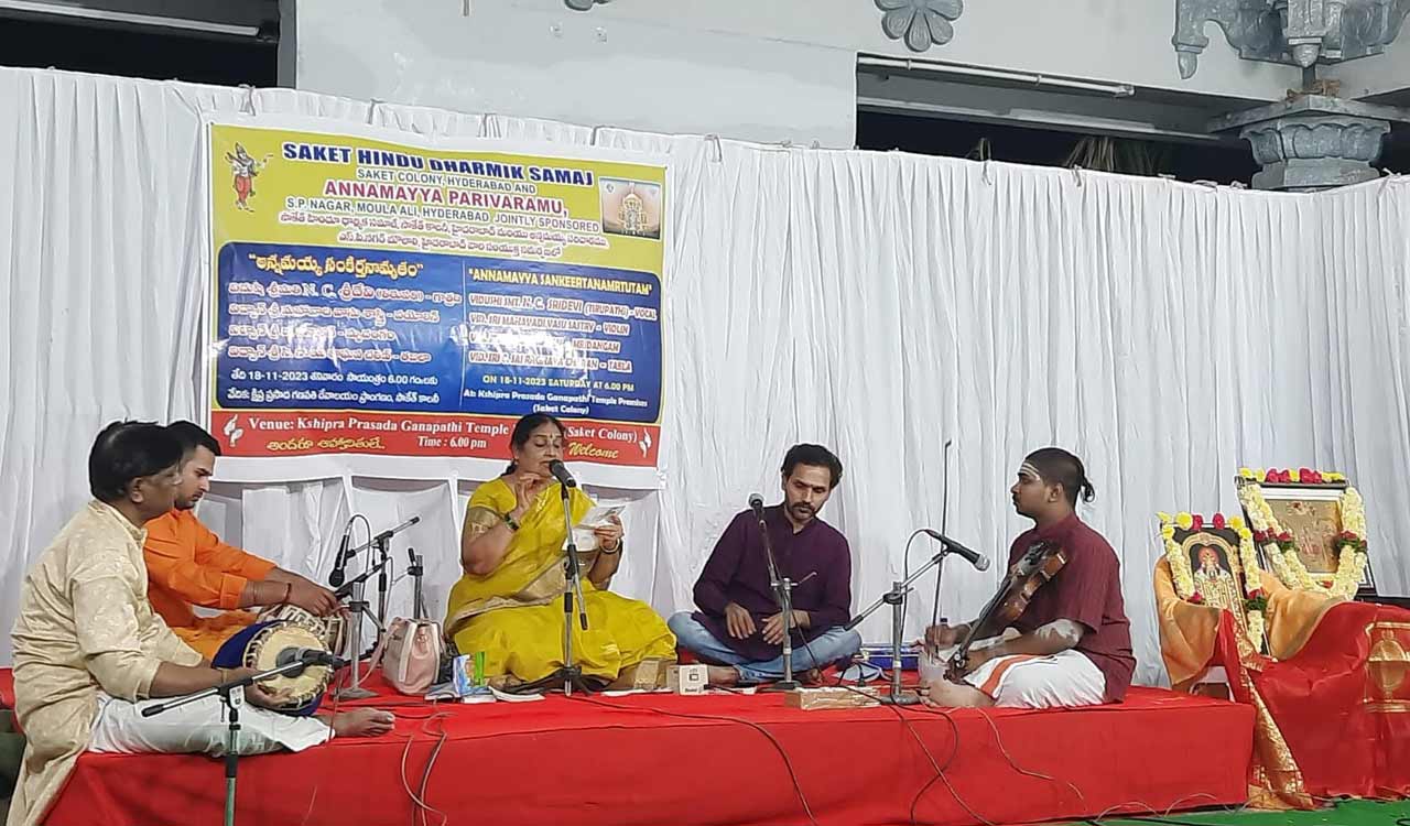 Annamayya Sankeertanamrutam in Hyderabad enchants devotees