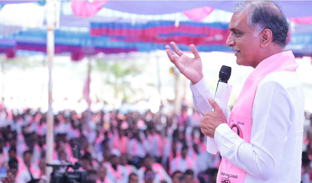 Harish Rao credits cadre for Dubbaka victory in Prabhakar Reddy’s absence