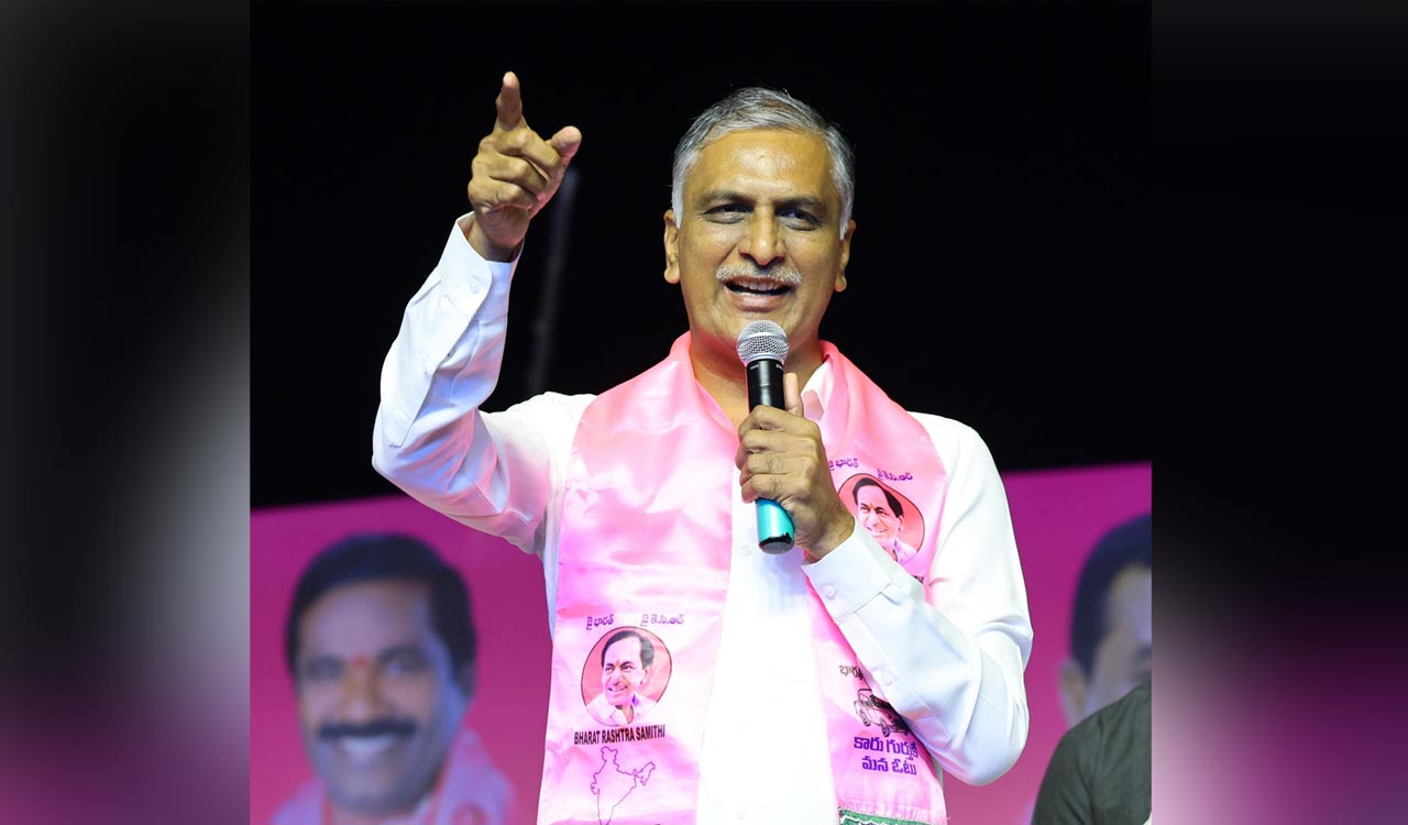 Harish Rao terms Congress’ 42-page manifesto as ‘420 manifesto’