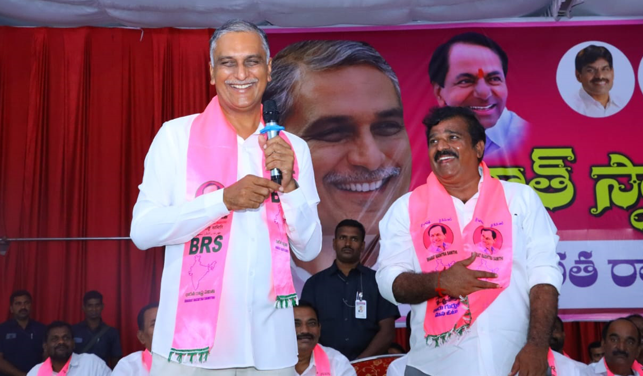 DK, PK nothing before BRS’s AK-47: Harish Rao