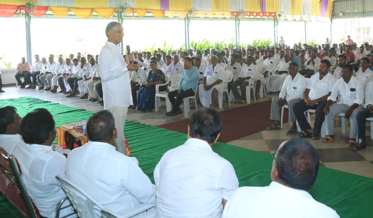 Harish Rao challenges Congress leader P Chidambaram