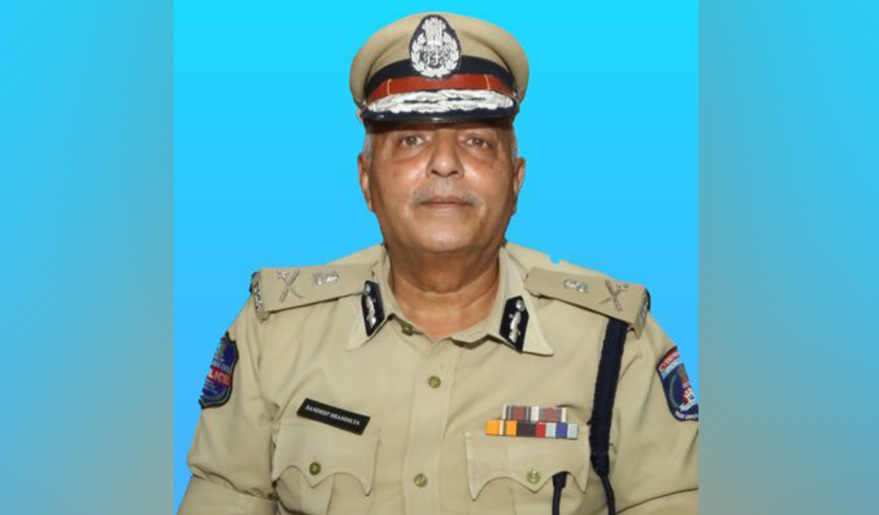 Hyderabad Police Commissioner Sandeep Shandiliya hospitalized