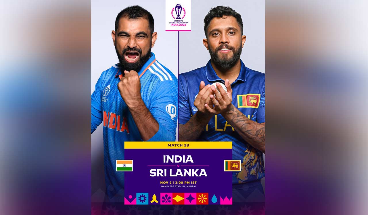 ICC CWC 2023: Sri Lanka opt to bowl first after winning toss against India