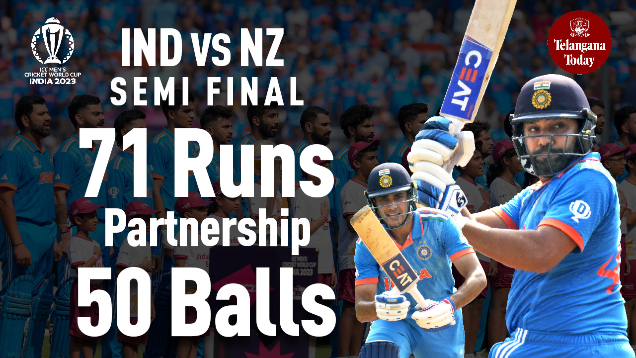 IND vs NZ World Cup Semi Finals: Rohit And Gill 71-Run Partnership | ICC World Cup 2023