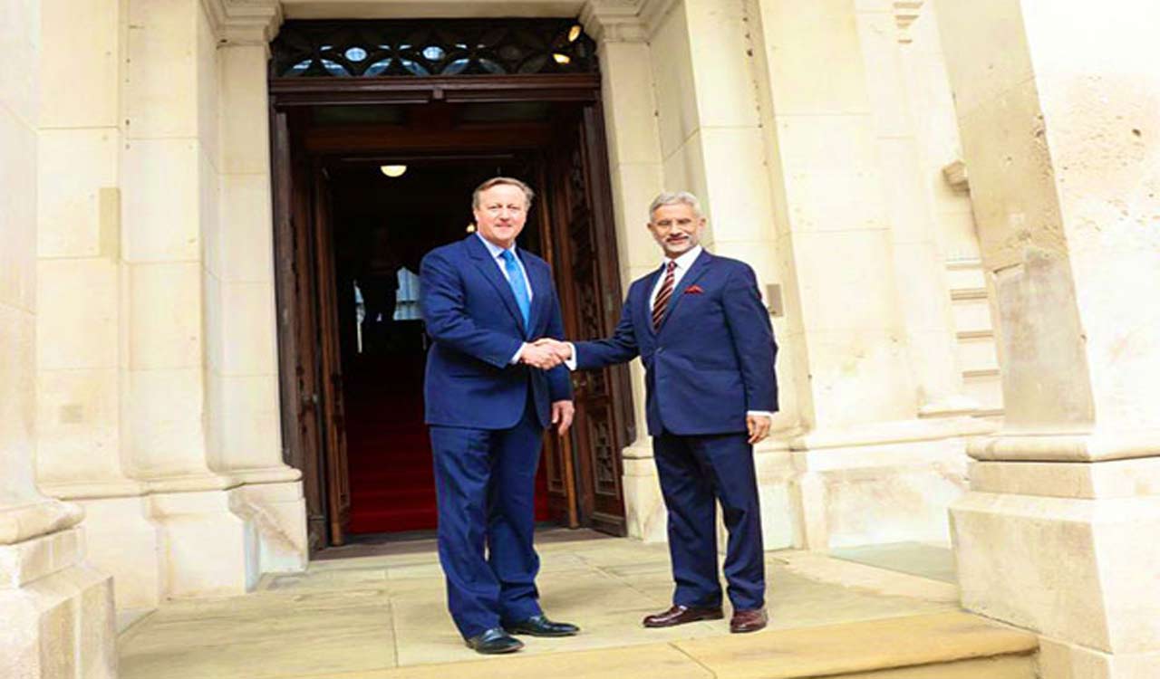 Jaishankar, Cameron discuss progressing India-UK Free Trade Agreement