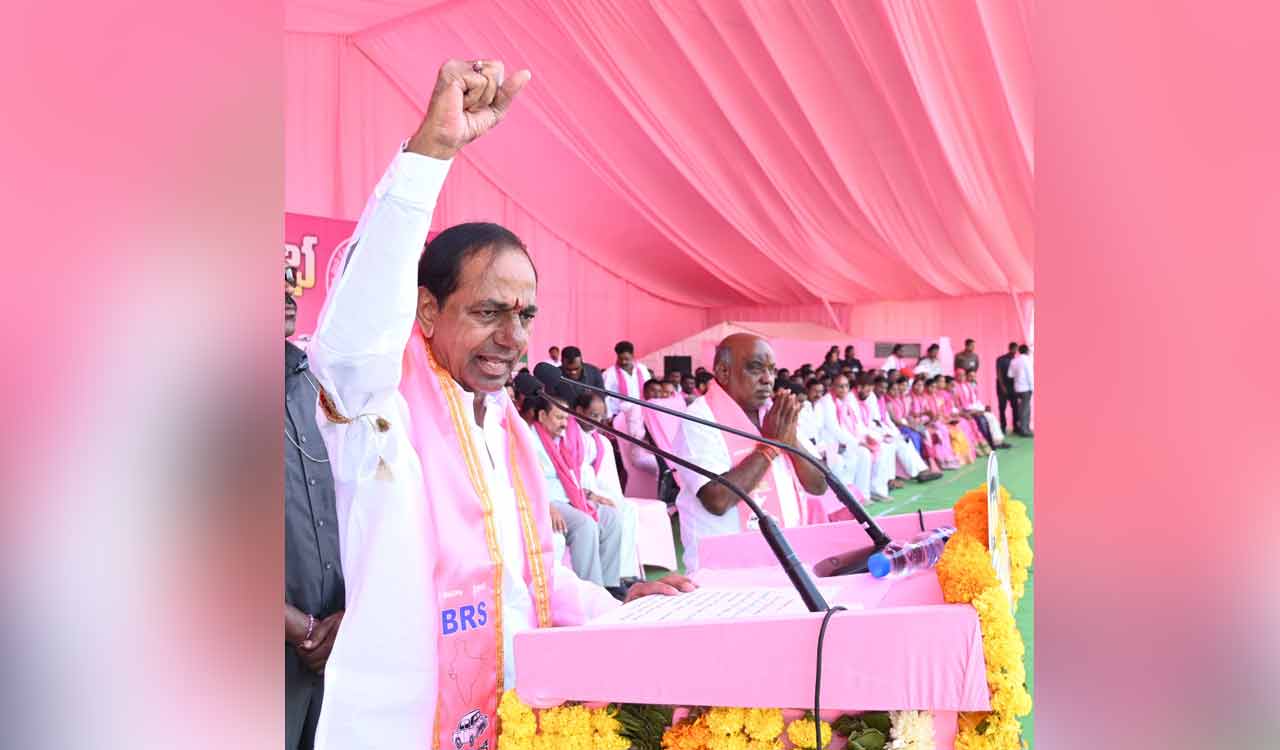 Congress wants to jeopardise Telangana’s progress: CM KCR