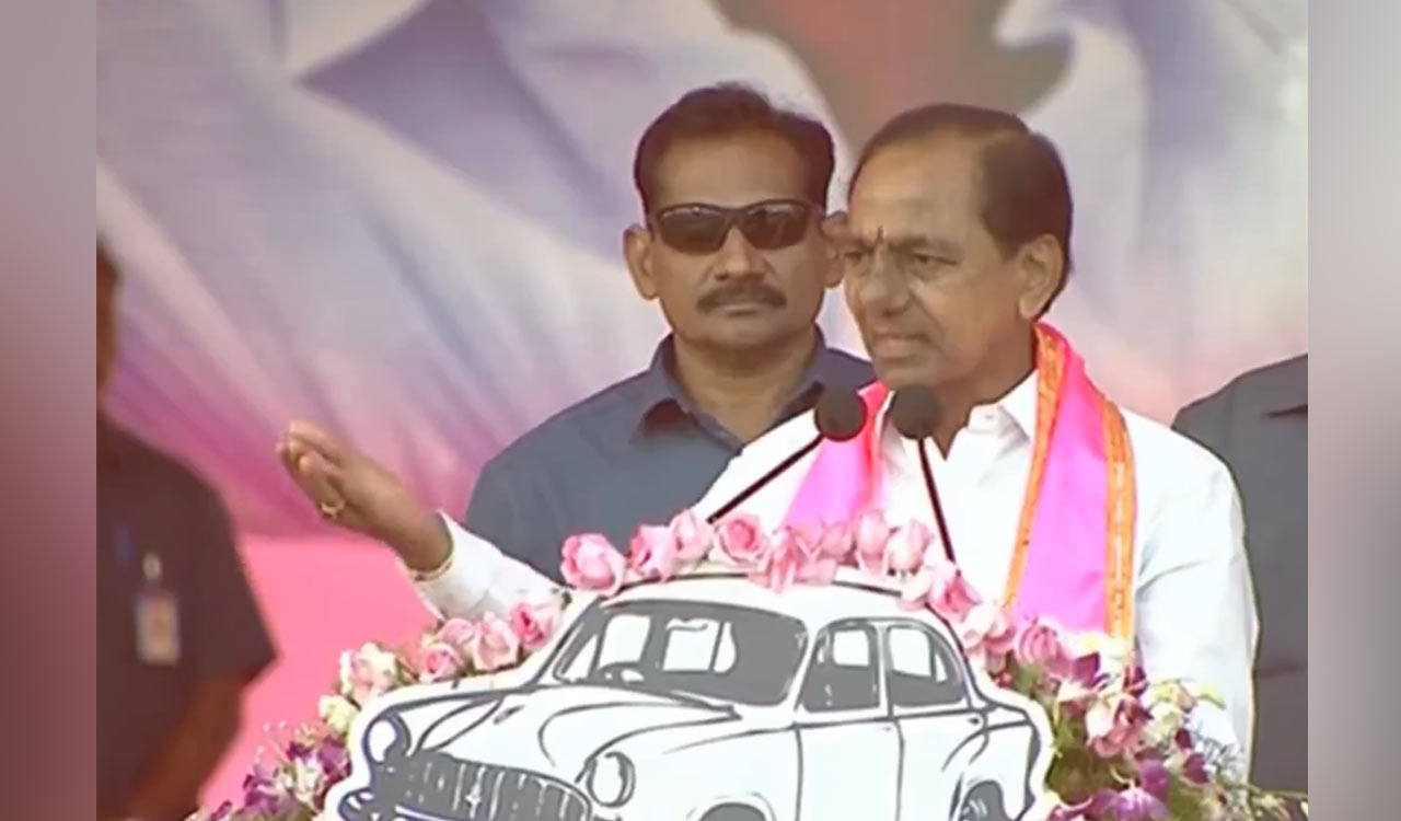 Congress report card too substandard to win hearts of Telangana, says KCR