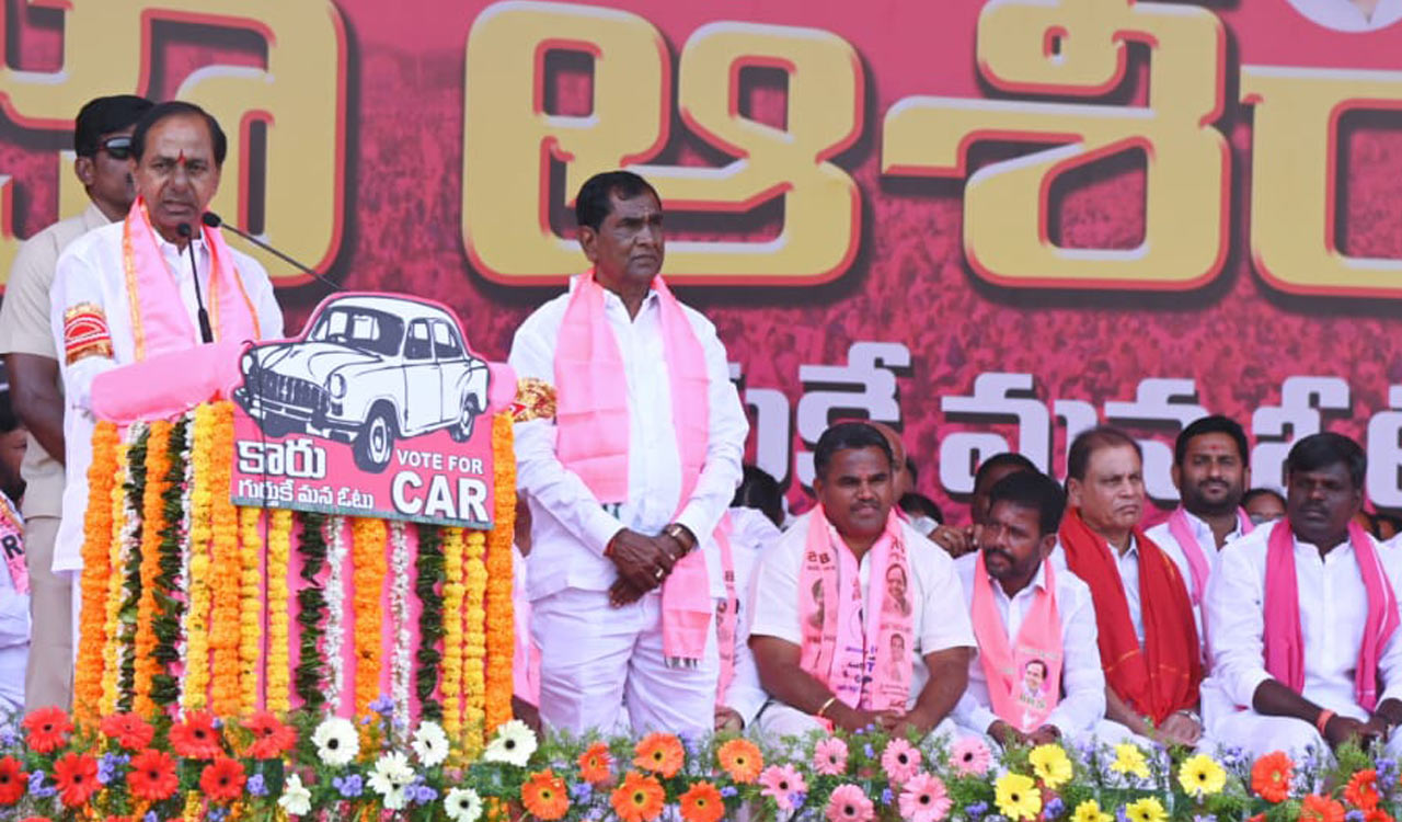 Congress stalling Rythu Bandhu, says CM KCR